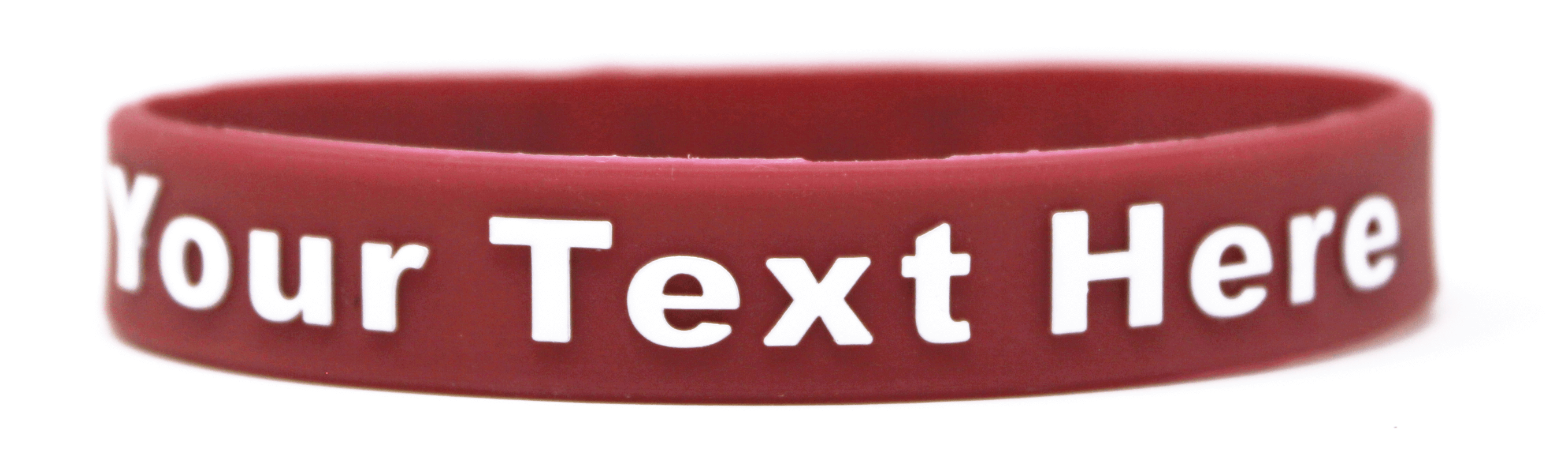 Burgundy wristband represents meningitis, aneurysm, and more.