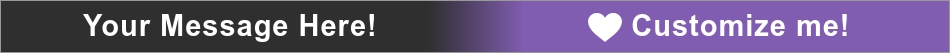 Your Message Here! Customize me! Purple Black Ink Injected Wristband outside