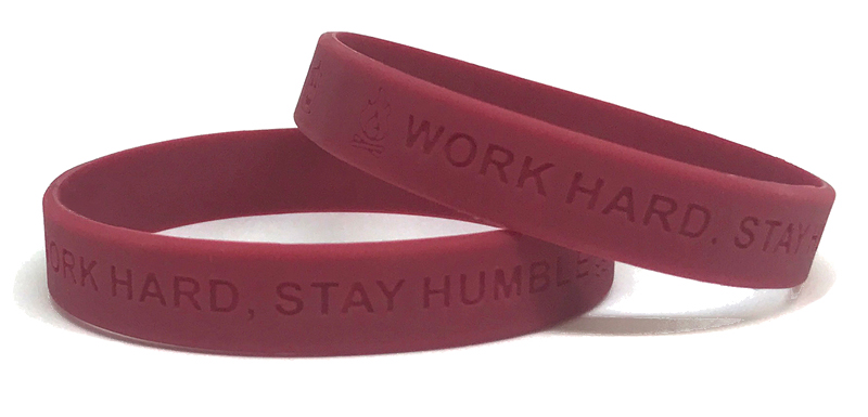 Custom Debossed Wristbands Silicone Child 1/2